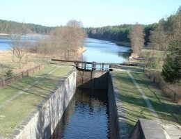 śluza Paniewo na Kanale Augustowskim